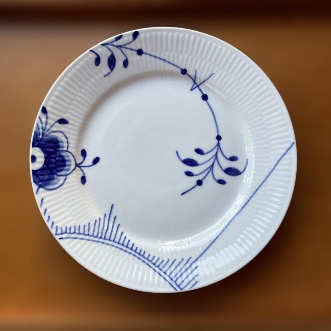 【ロイヤルコペンハーゲン】 ブルーフルーテッドメガプレート　22cm ✖️2枚