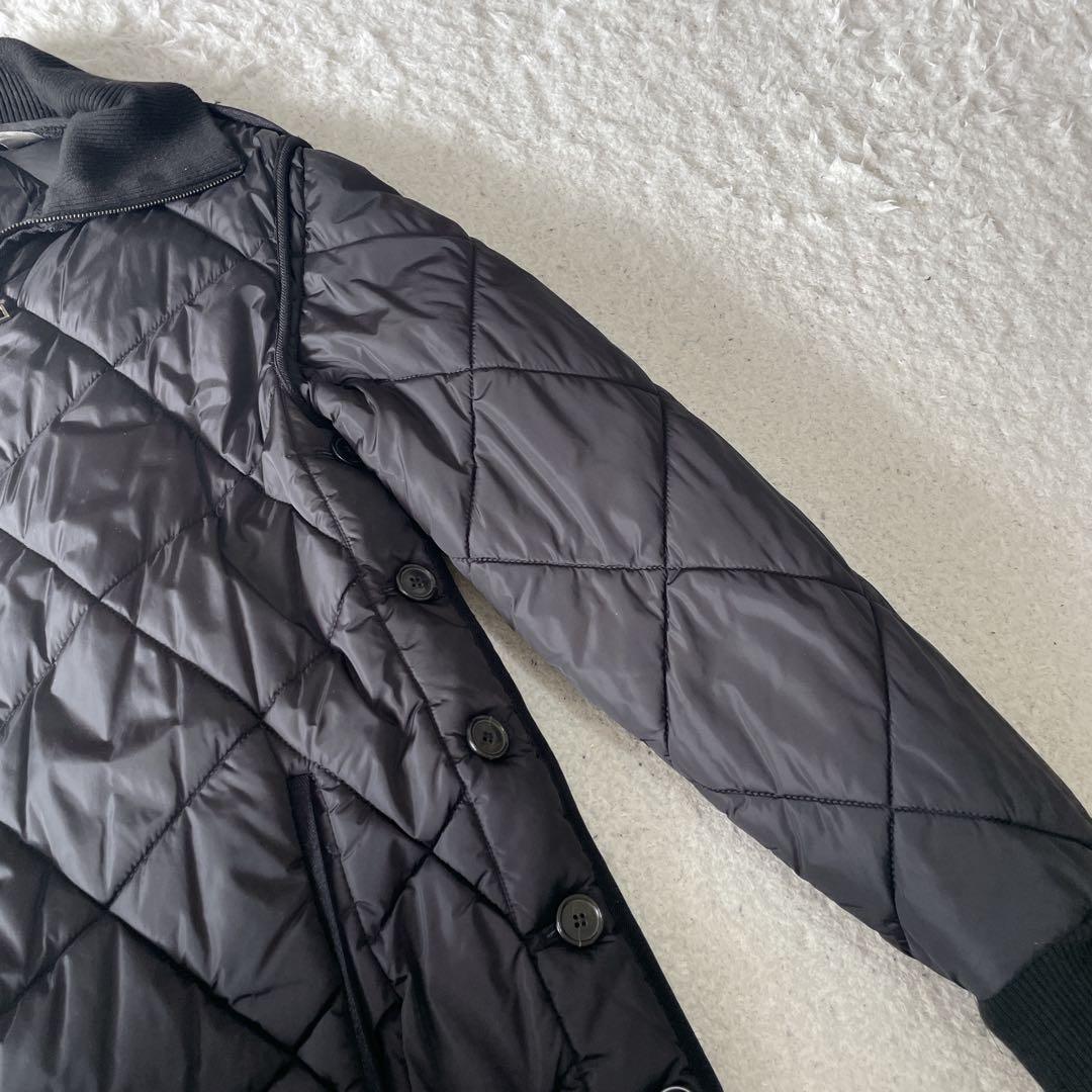 MaxMara SPORTMAX キルティング中綿コート ブラック ベルト42