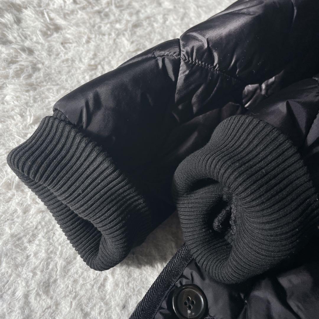 MaxMara SPORTMAX キルティング中綿コート ブラック ベルト42