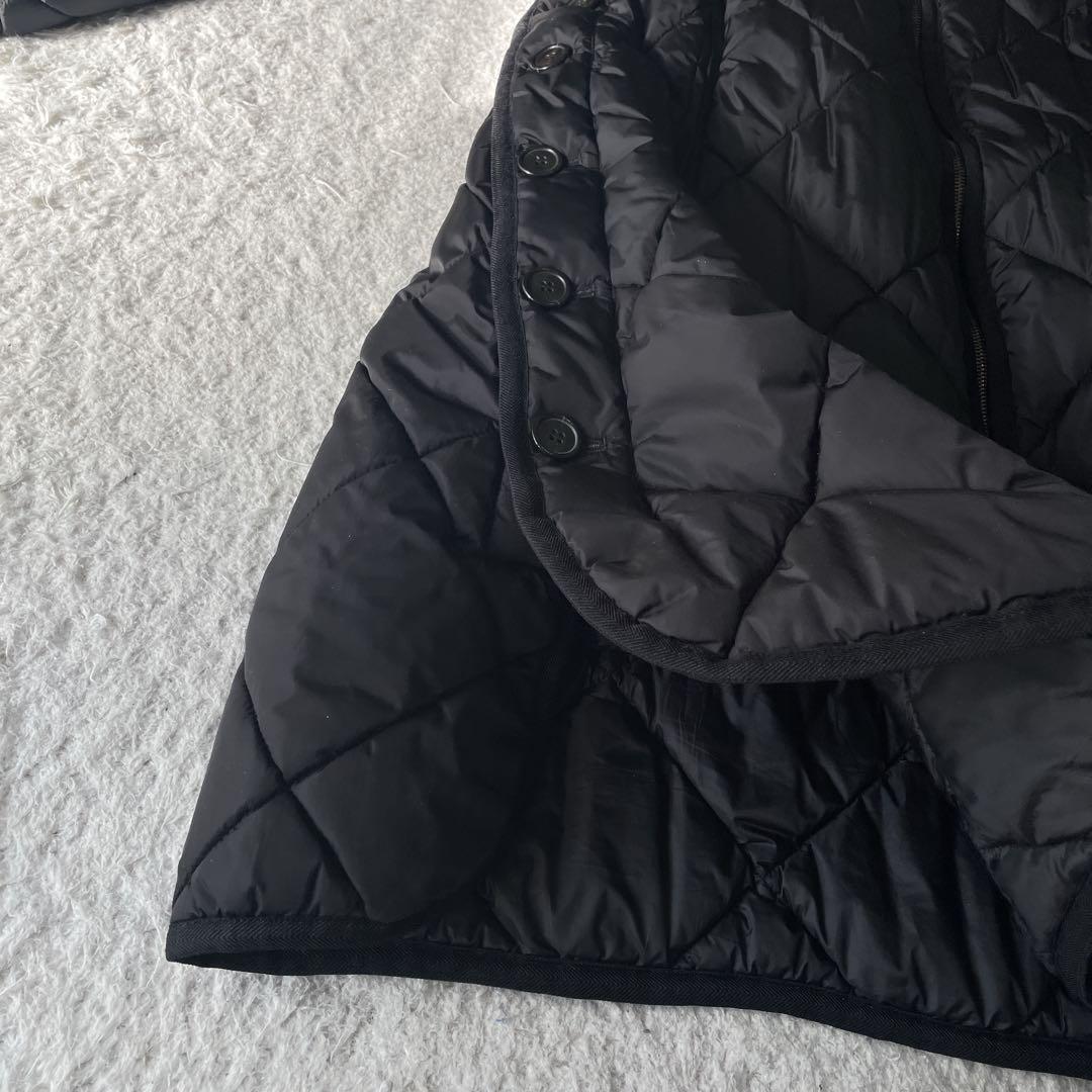 MaxMara SPORTMAX キルティング中綿コート ブラック ベルト42