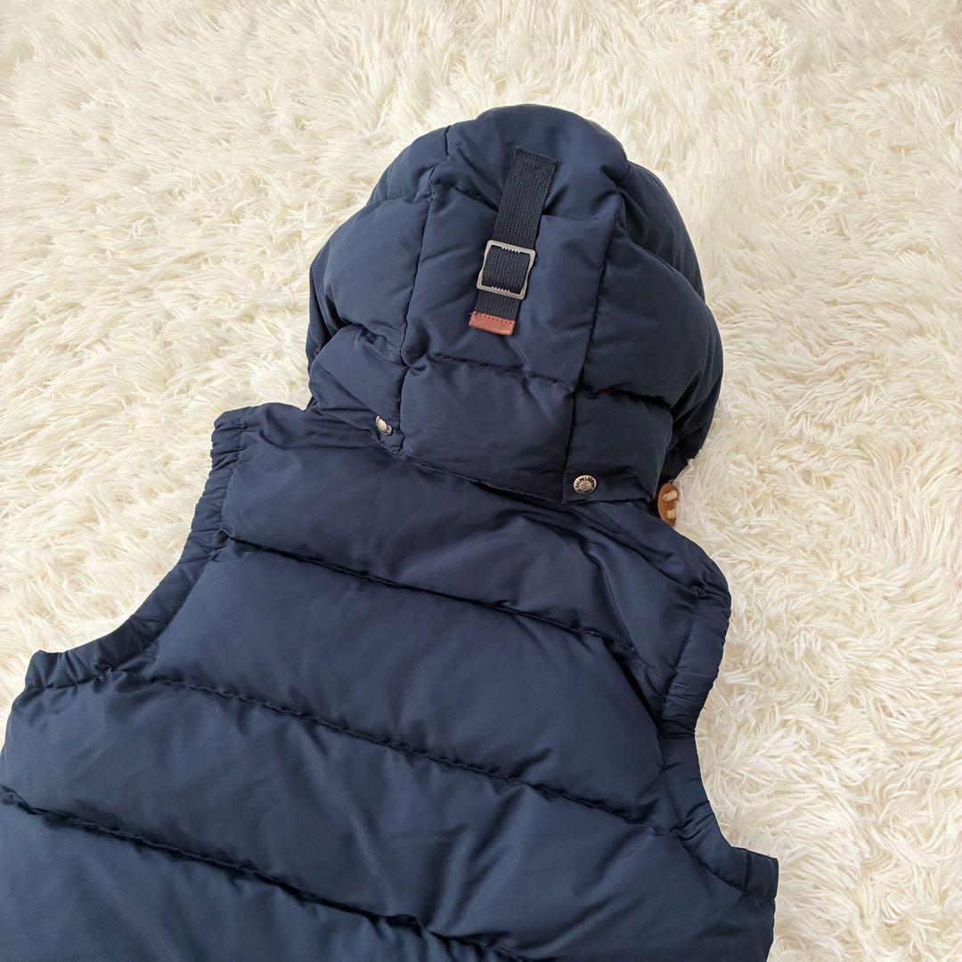 ポロラルフローレン ダウンベスト ポニー刺繍　紺　M　現行タグ　2way　フード