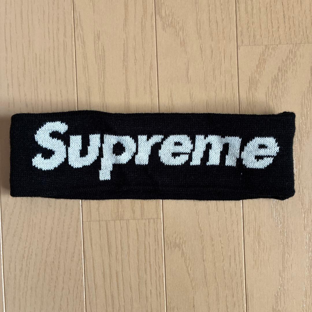 ド*ゴ様 Supreme New Era ブラック ヘッドバンド ヘアバンド