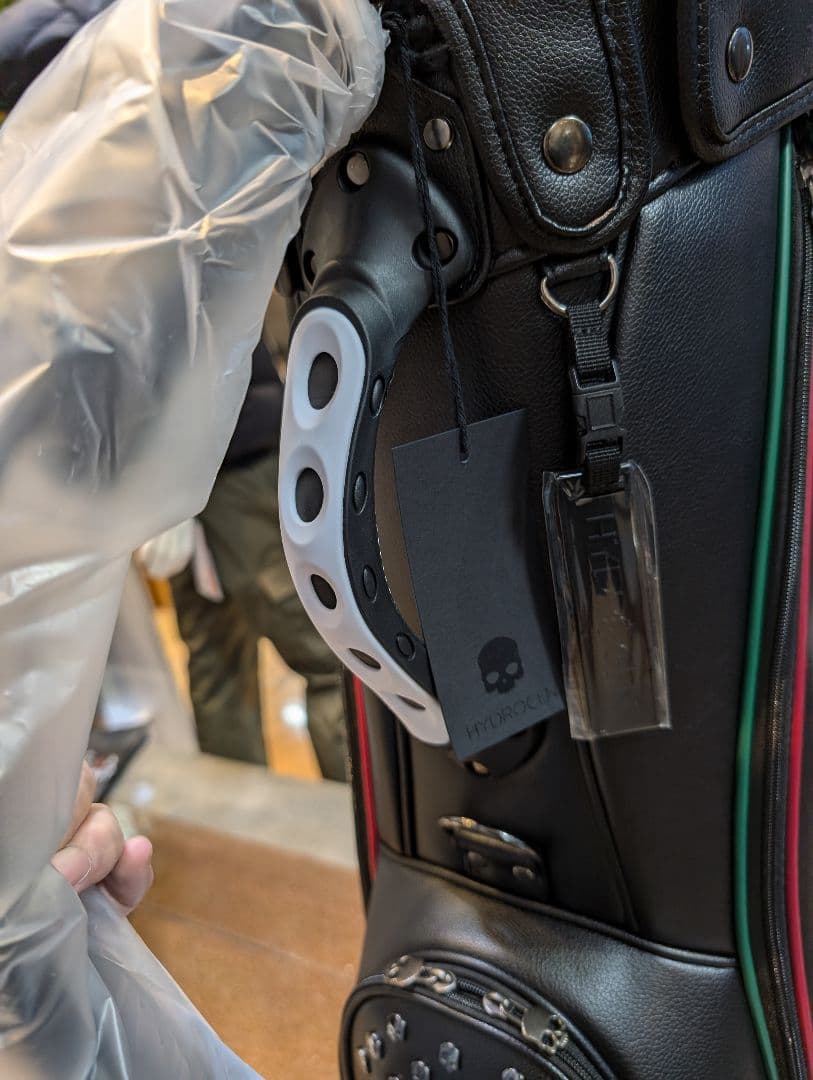 ジ*ン様 HYDROGEN スカルデザイン キャディバッグ