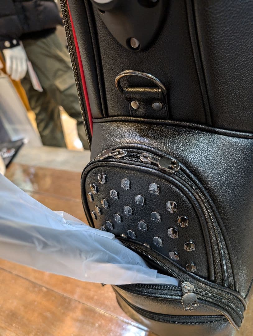 ジ*ン様 HYDROGEN スカルデザイン キャディバッグ