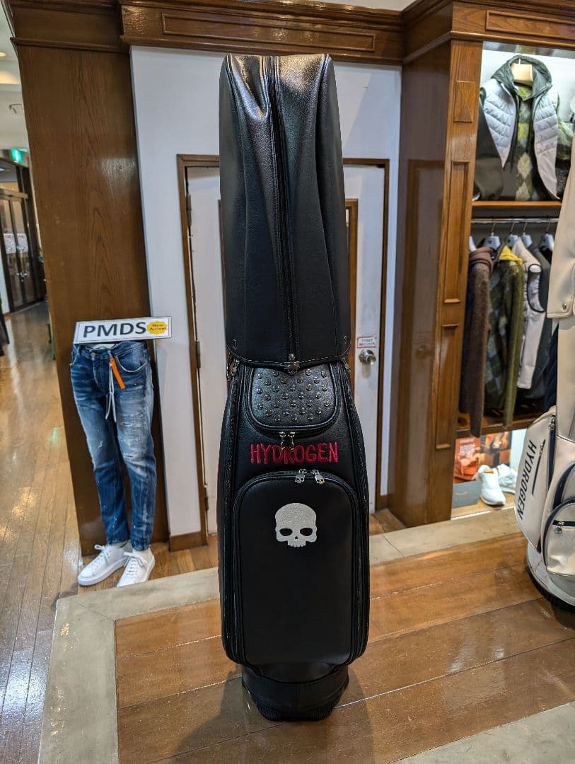 ジ*ン様 HYDROGEN スカルデザイン キャディバッグ