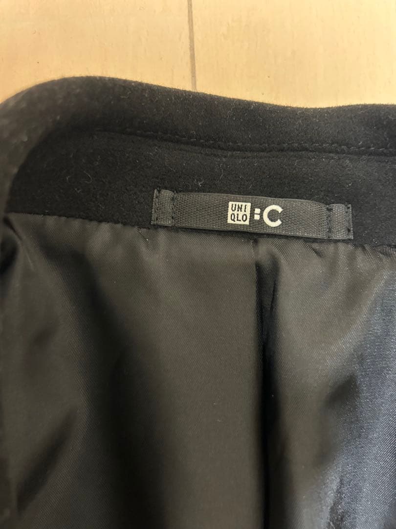 UNIQLO C ロングコートブラックLサイズ2025♪人気完売品