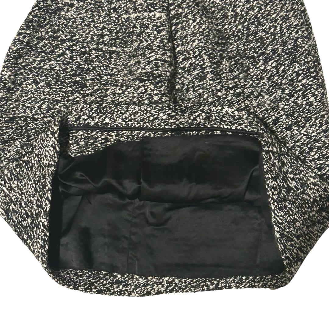 【美品❣️カシミヤ混ツイード】Drawer＊フレアスカート 膝丈 36 フォーマル