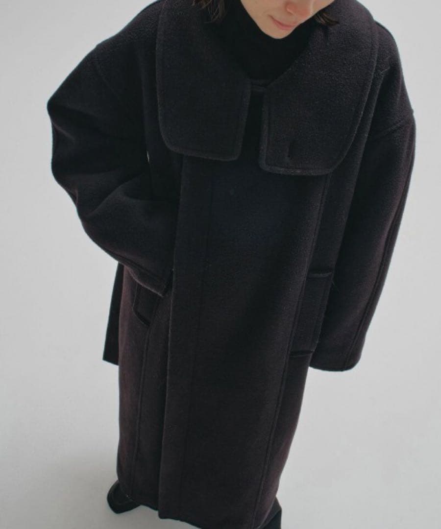 TODAYFUL Standcollar Wool Coat ブラック　38