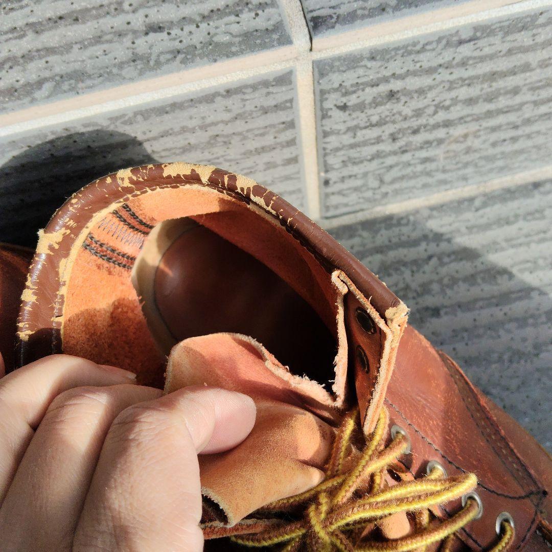 表四角犬タグ【状態注意】ヴィンテージ　レッドウィング