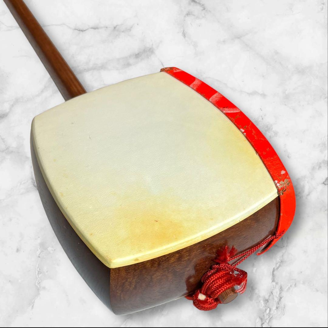 三味線　伝統楽器　撥　ハードケース付き