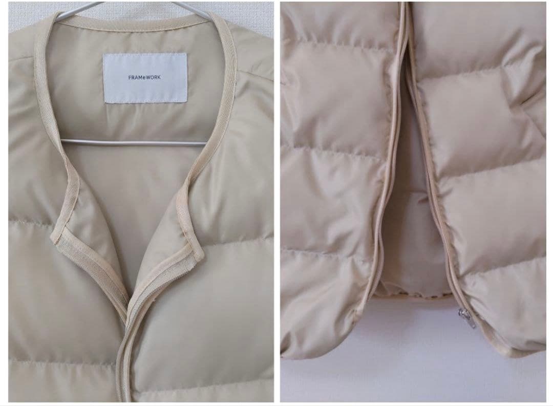 【美品】FRAMeWORK ダウンベスト