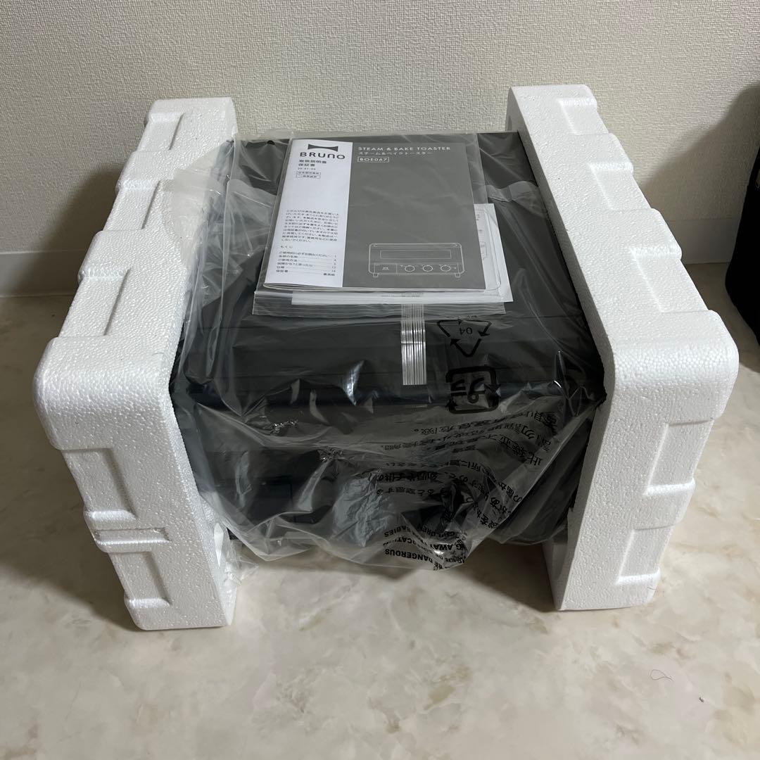 BRUNO スチーム＆ベイクトースター BOE067（黒）