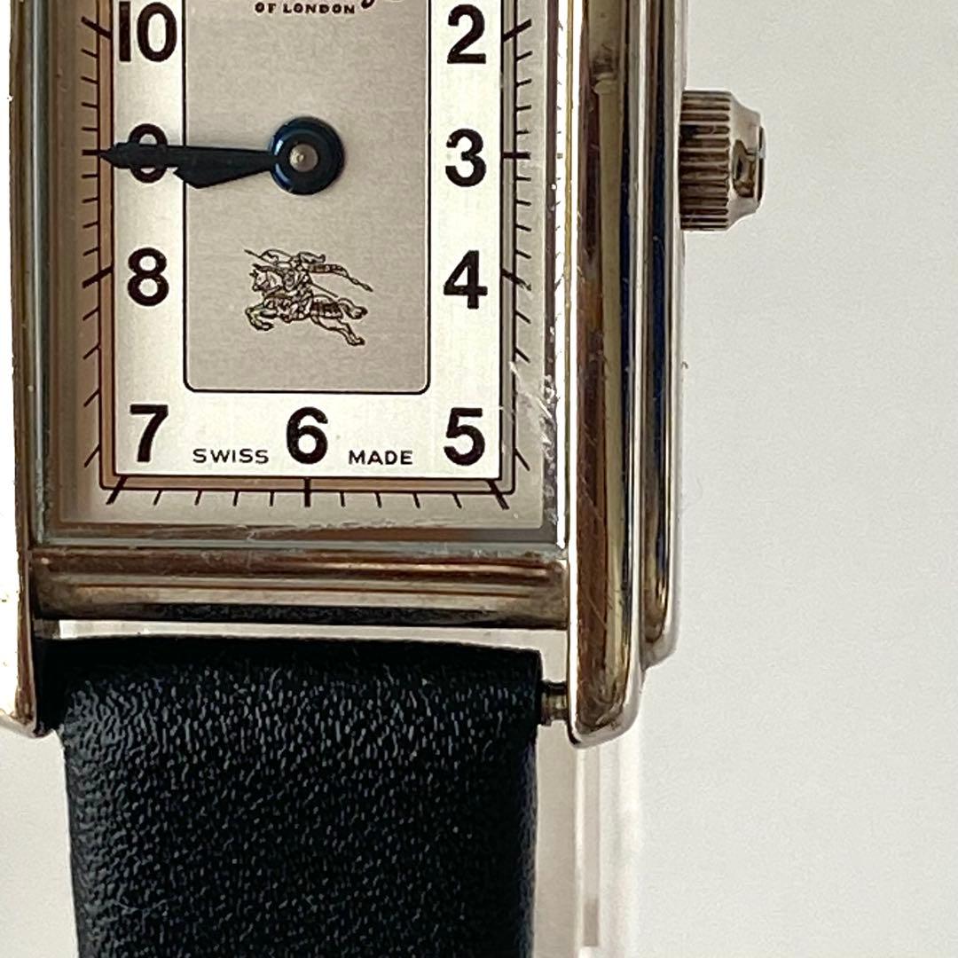 新品ベルト　バーバリー　レディース　腕時計　ポーズロゴ　シルバー