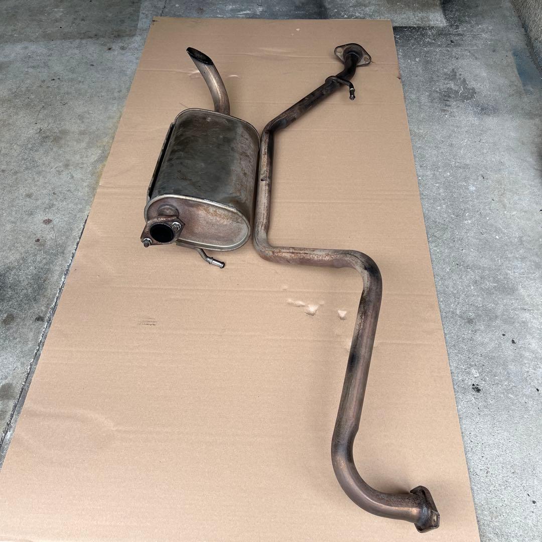 ジムニー純正中間パイプリアマフラーセットJB23.6型に付けていました。