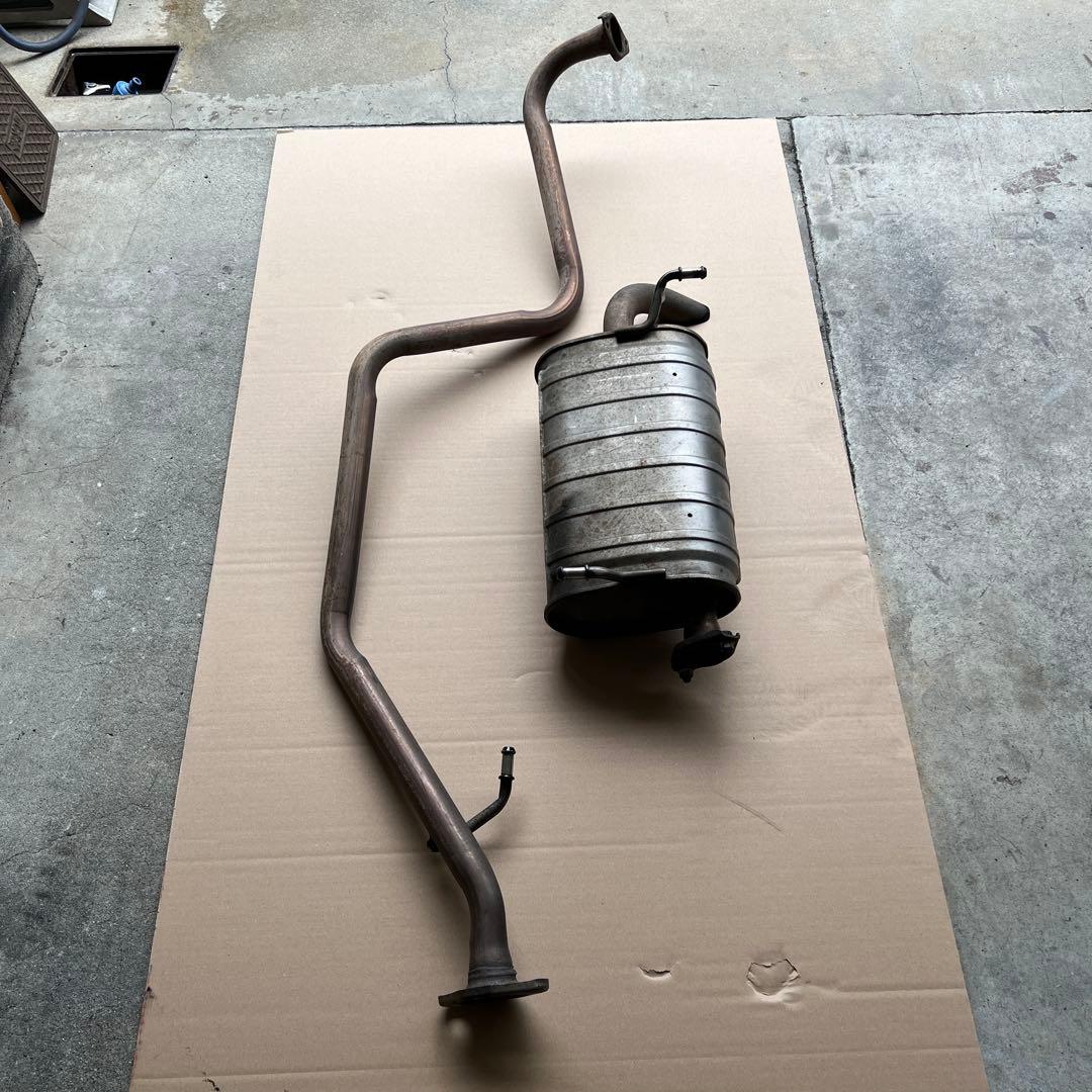 ジムニー純正中間パイプリアマフラーセットJB23.6型に付けていました。