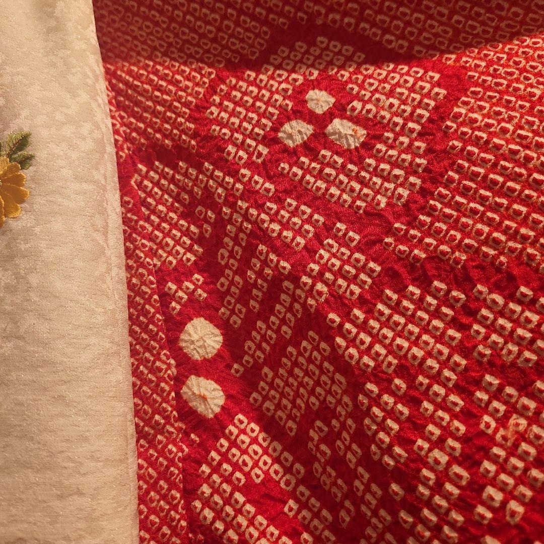 七五三 三歳 正絹 総絞り