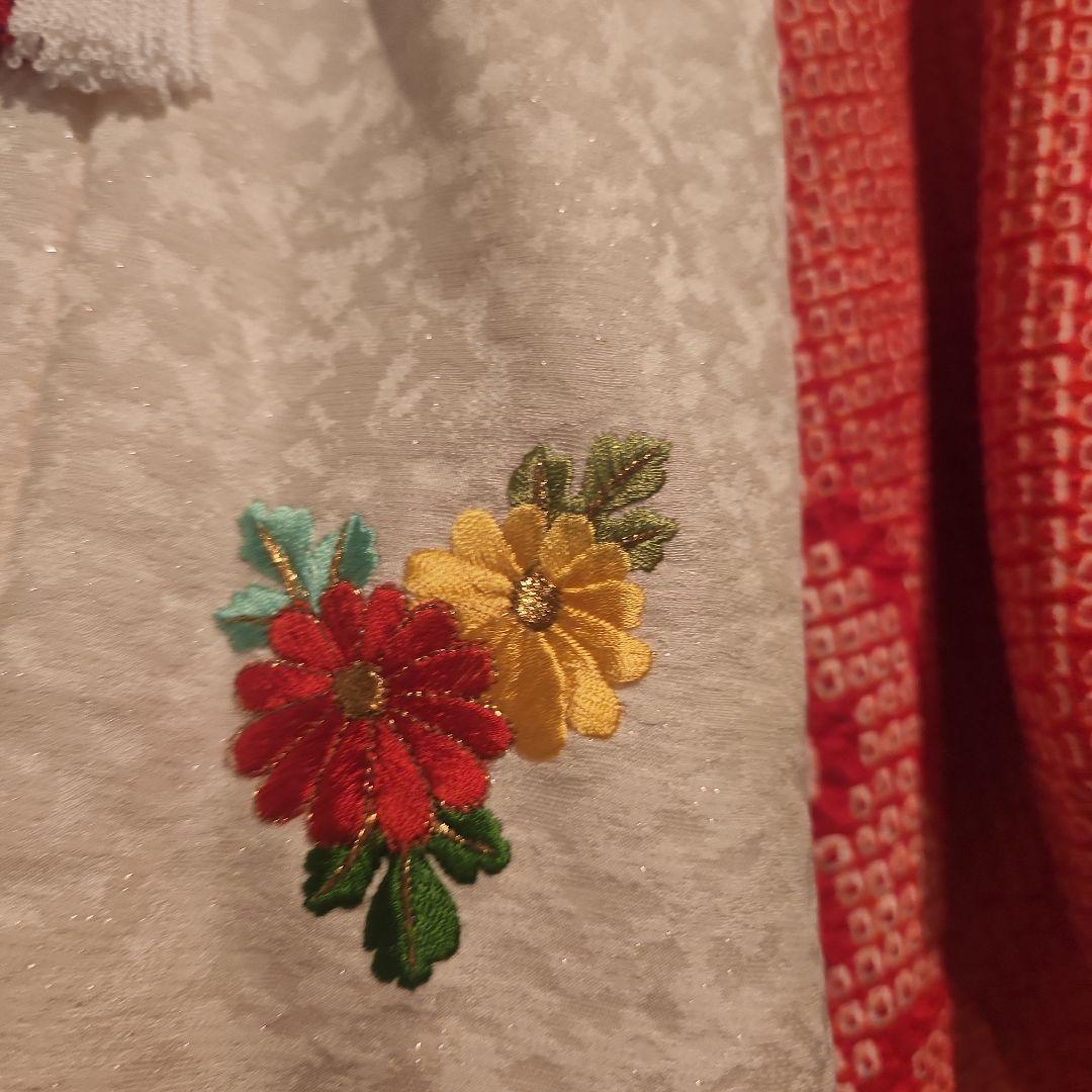 七五三 三歳 正絹 総絞り