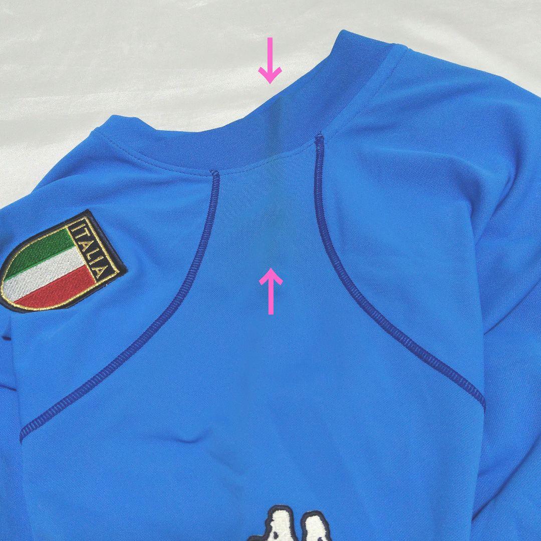 新品デッドストック サッカーイタリア代表ユニフォーム 02年日韓W杯 Kappa