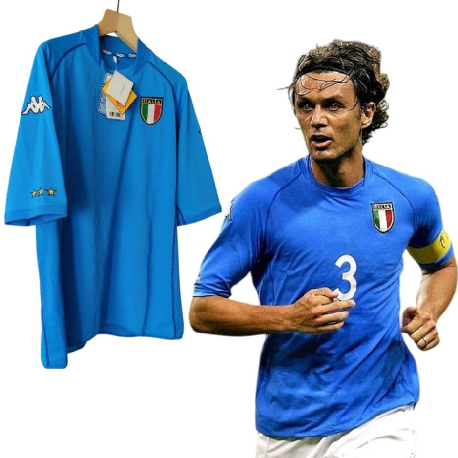 新品デッドストック サッカーイタリア代表ユニフォーム 02年日韓W杯 Kappa