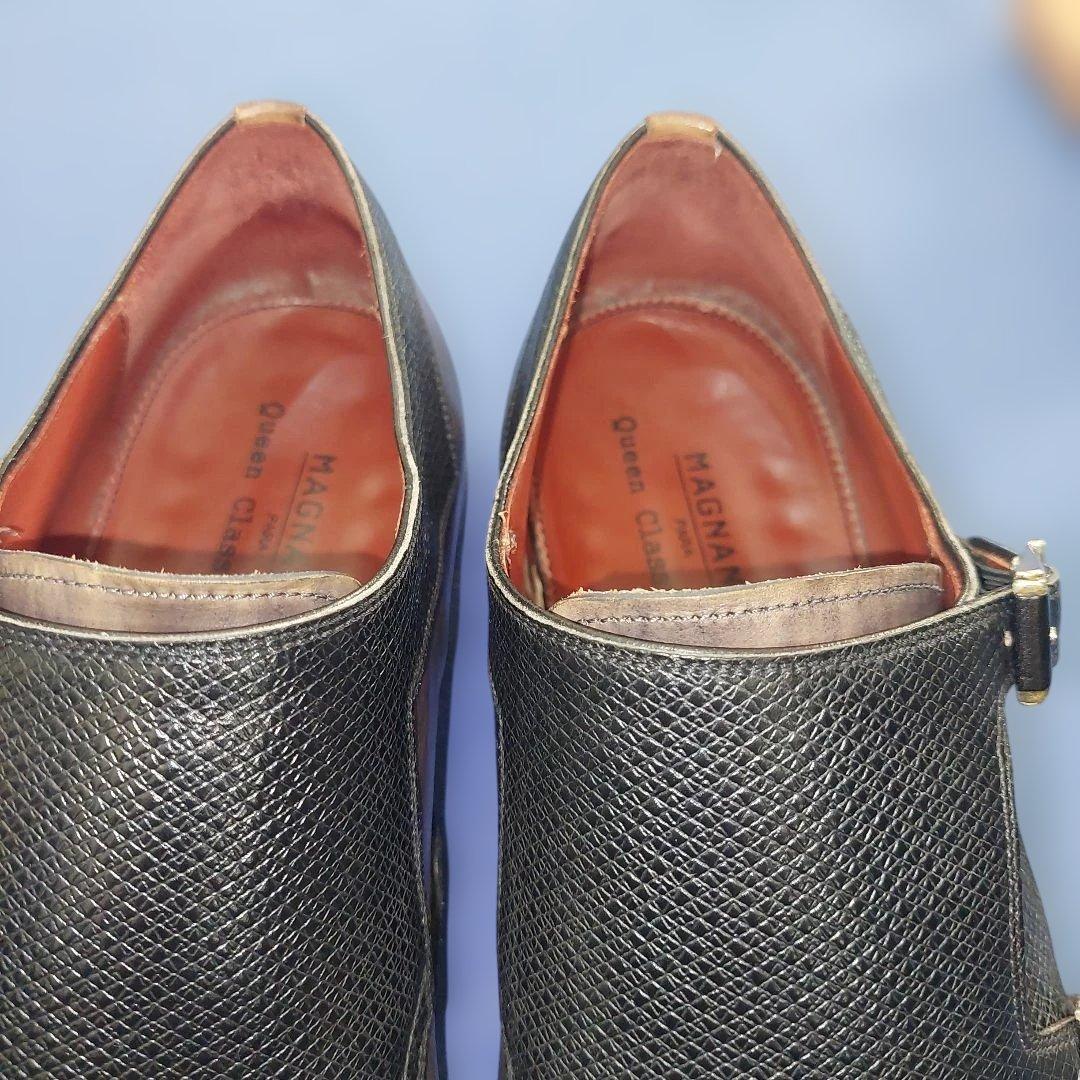 マグナーニ ダブルオパンケ ダブルモンクビジネスシューズ