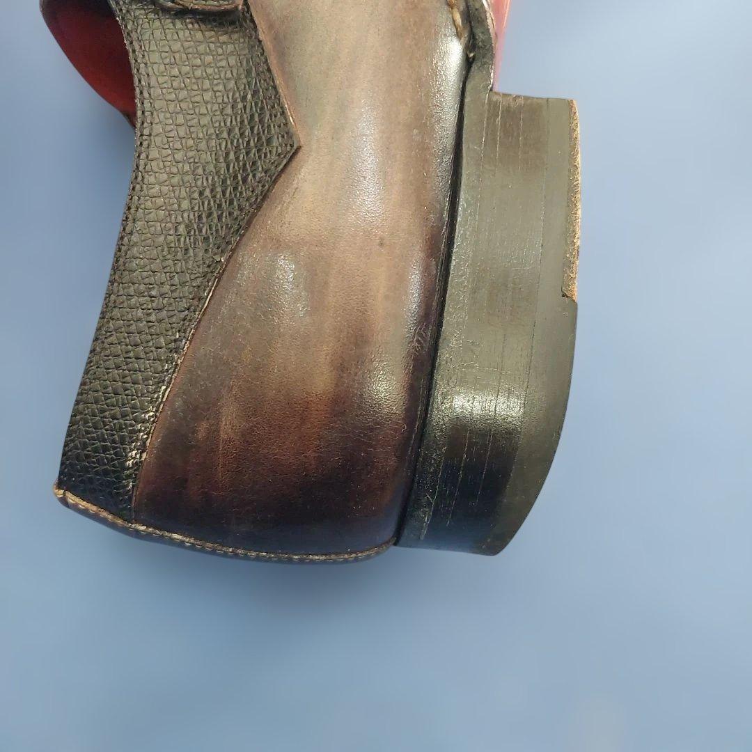 マグナーニ ダブルオパンケ ダブルモンクビジネスシューズ