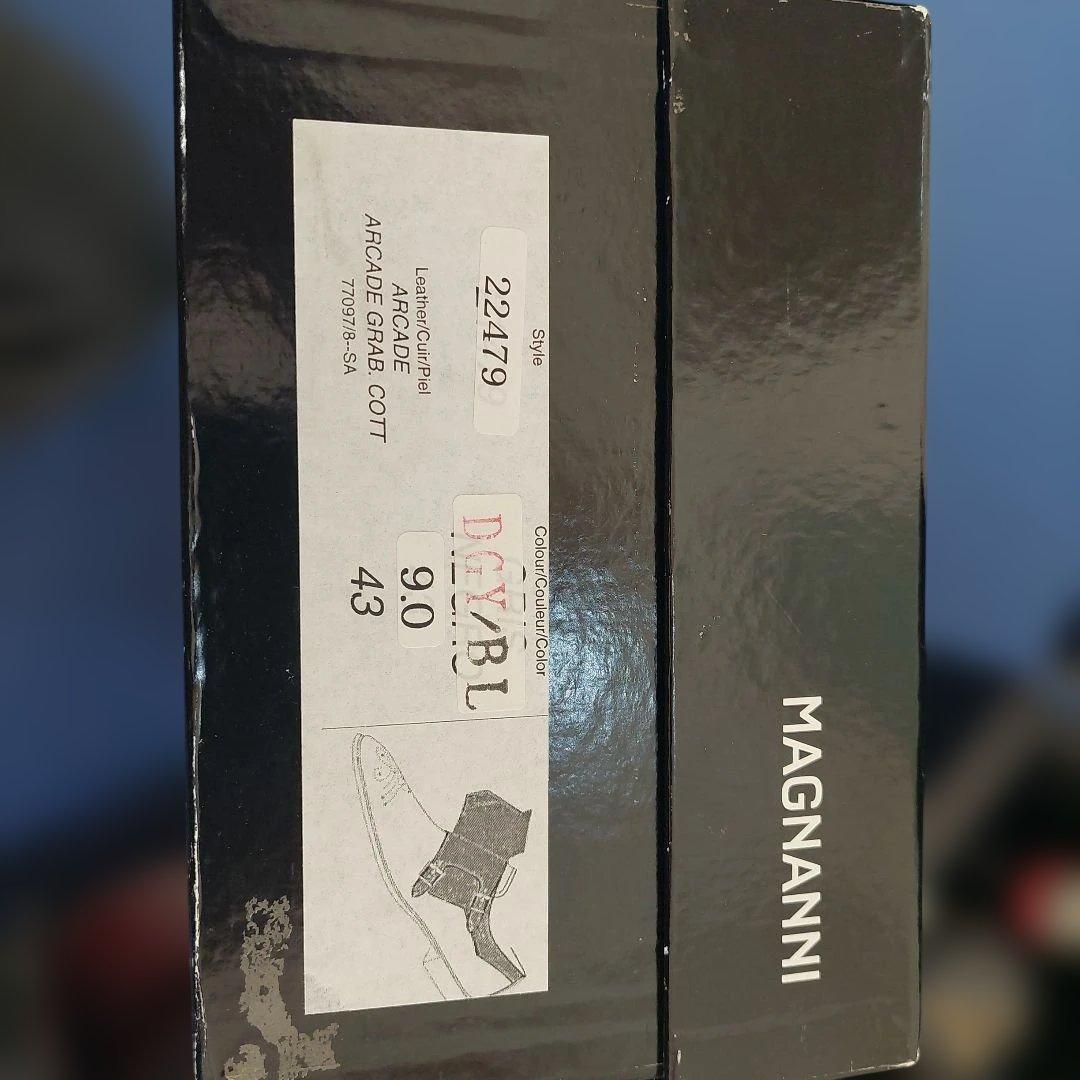 マグナーニ ダブルオパンケ ダブルモンクビジネスシューズ