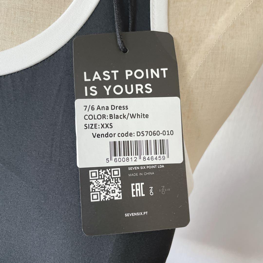 日本初上陸　セブンシックス　テニスウェア　ワンピース　黒