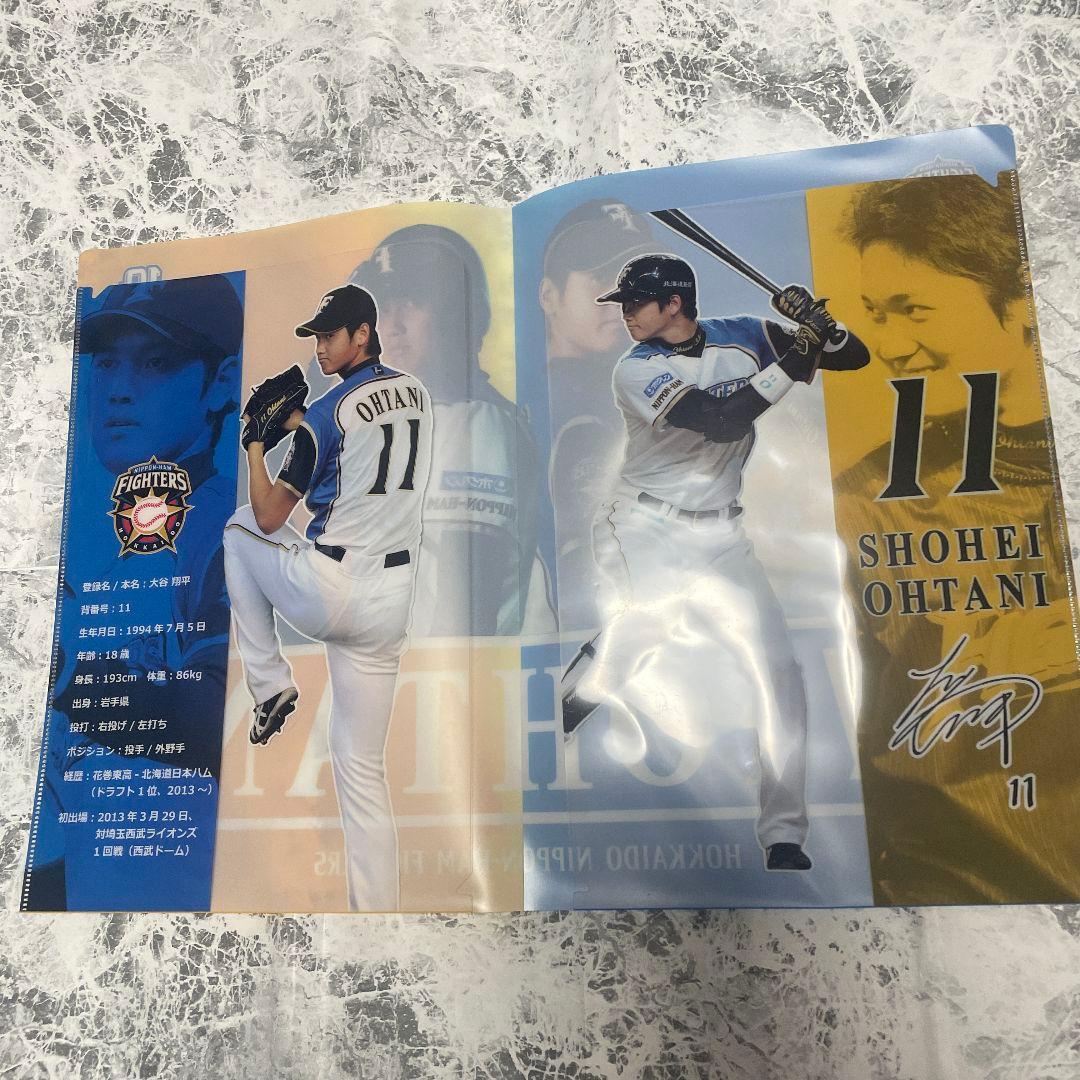希少激レア日ハム大谷翔平グッズまとめ売り　雑誌　観戦証明書　クリアファイル　野球