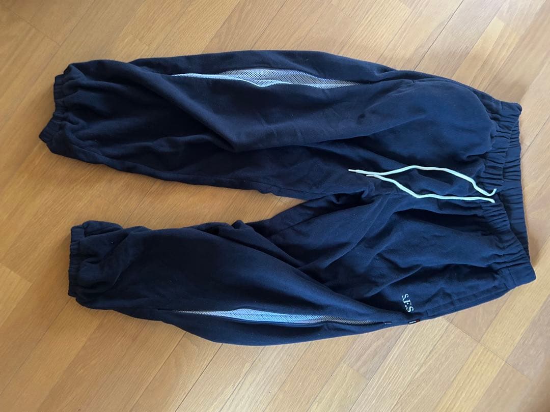 private brand by s.f.s フリースパンツ 黒