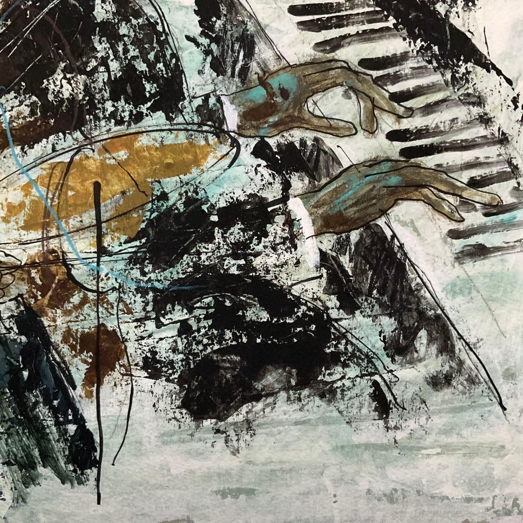 絵画・額縁・版画・津田耕・新品未使用・JAZZ・Excite・美術品・インテリア