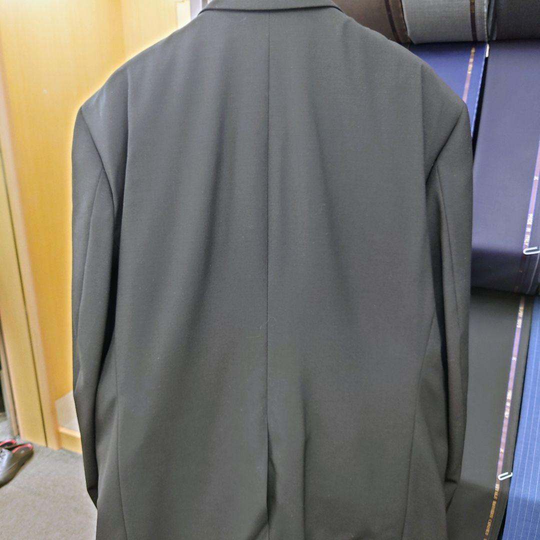 【未使用】大きいサイズ フルオーダースーツ ★スリーピース★ ブラック