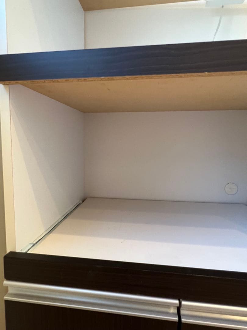 レンジ台 約60幅 スリム レンジラック ロータイプ スライド 棚