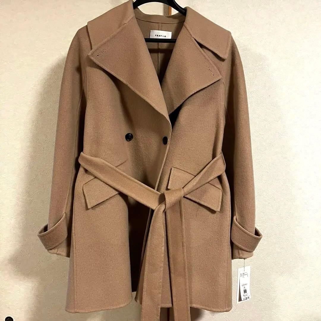 完売商品★新品未使用タグ付き　ウールリバーミドルAラインコート