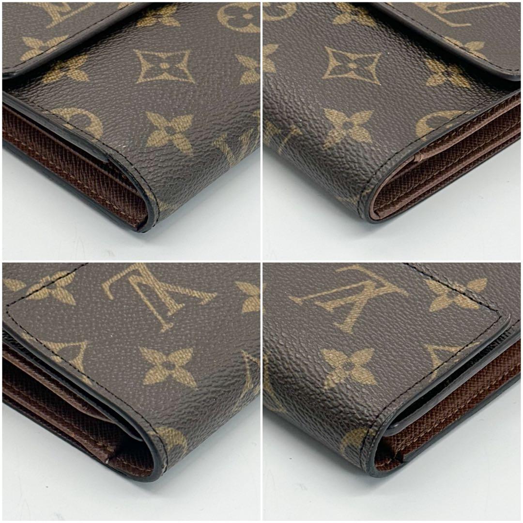 ルイヴィトン ポルトトレゾール エテュイ パピエ 三つ折り モノグラム 長財布