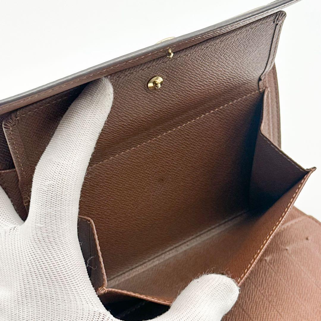 ルイヴィトン ポルトトレゾール エテュイ パピエ 三つ折り モノグラム 長財布