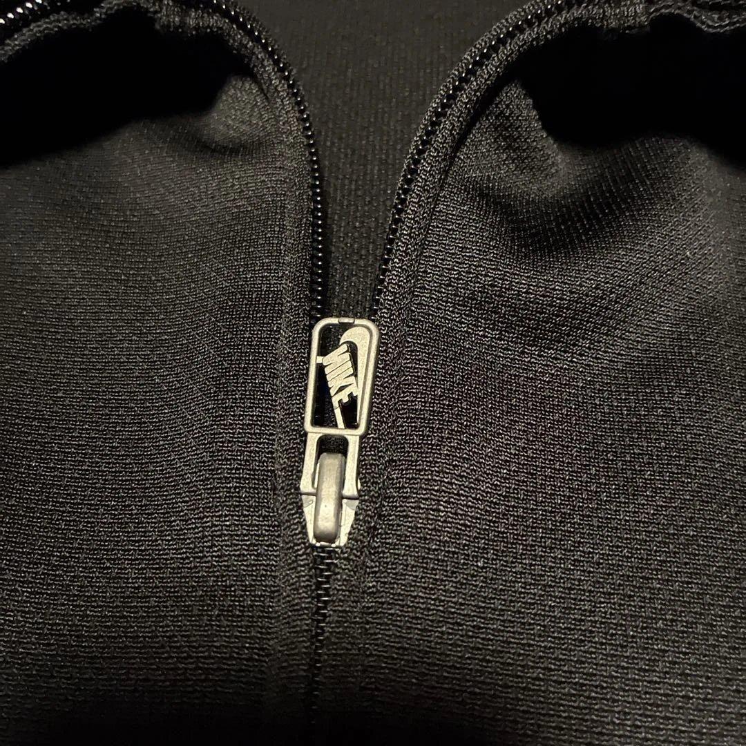 ナイキ　NIKE トラックジャケット　ジャージ　黒　ブラック　刺繍　90s