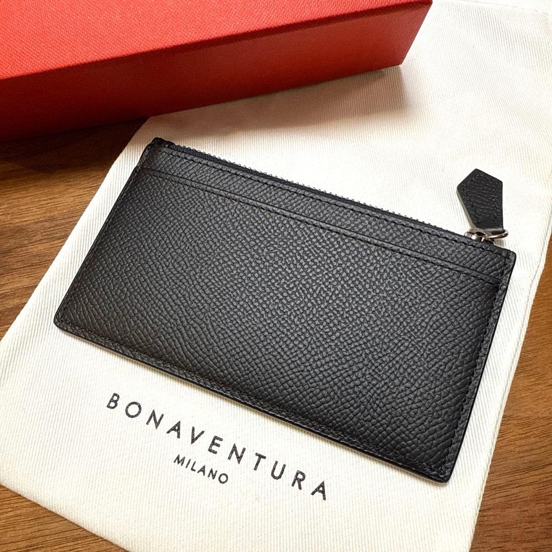 【新品未使用】ボナベンチュラ/ミニジップ ウォレット/ノービレレザー