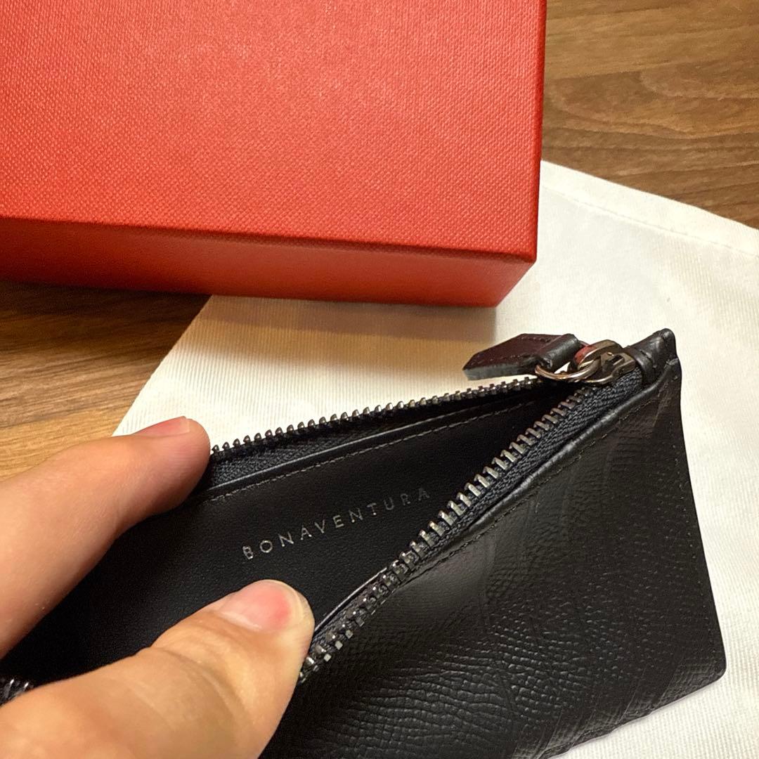 【新品未使用】ボナベンチュラ/ミニジップ ウォレット/ノービレレザー