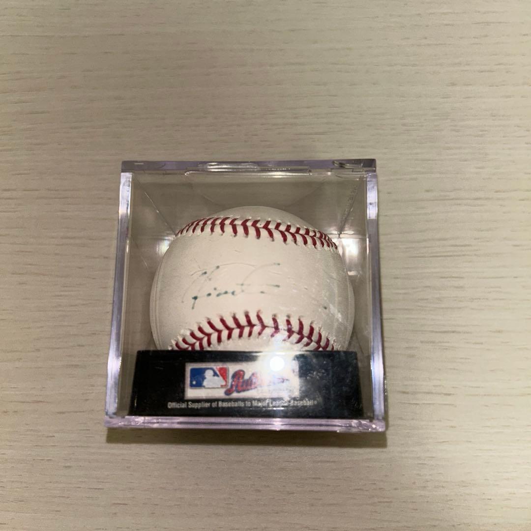マイク・トラウト　サインMLB公式ボール　松井秀喜