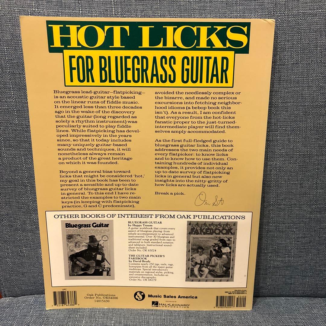 アート・デザイン・音楽 Hot Licks for Bluegrass Guitar