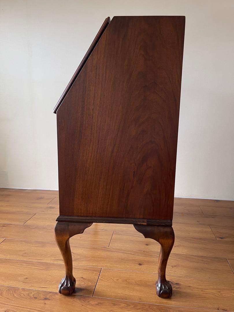 み*こ様 アンティーク木製ライティングビューロー/勉強机デスク