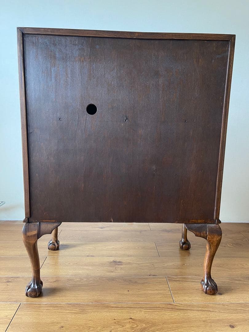 み*こ様 アンティーク木製ライティングビューロー/勉強机デスク