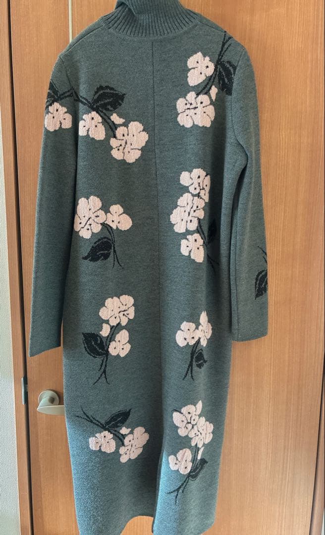 【新品未使用】SEVENTEN フクレジャガードニットワンピース