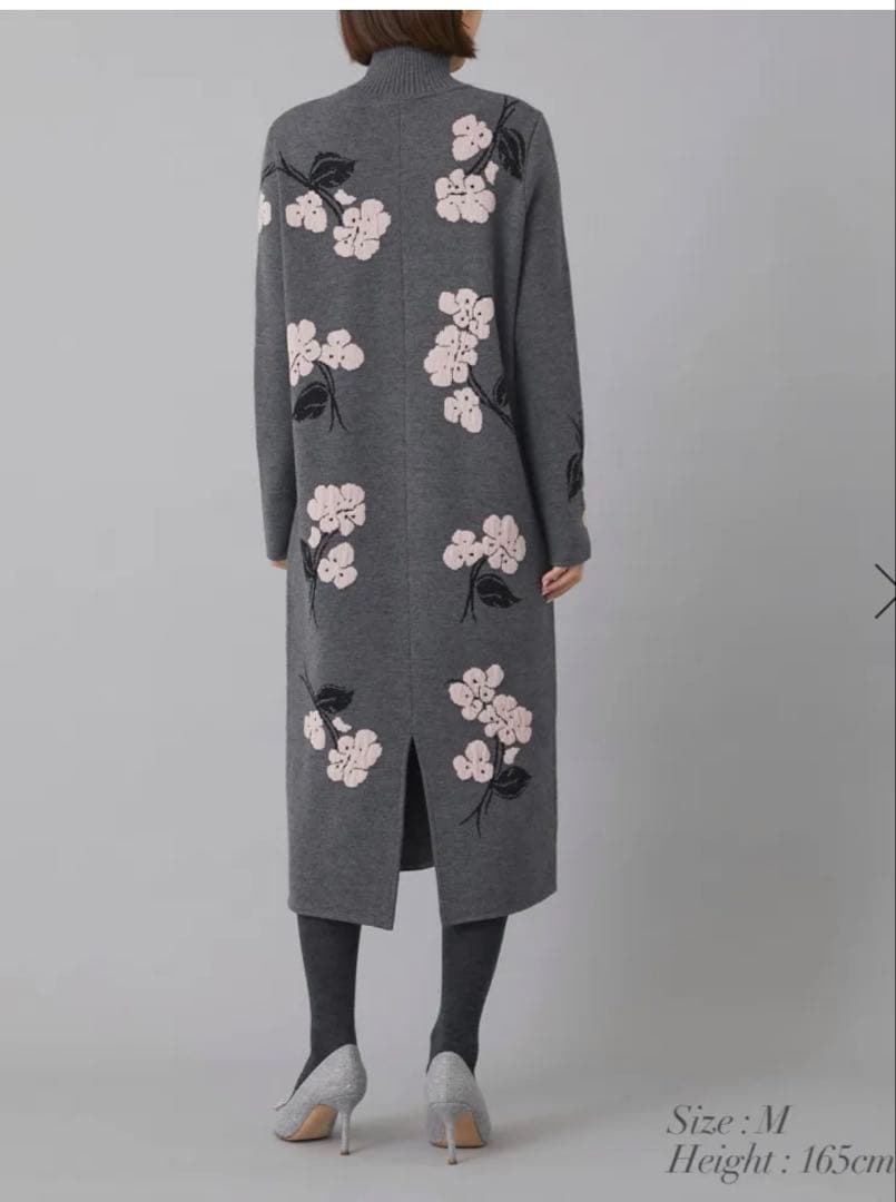 【新品未使用】SEVENTEN フクレジャガードニットワンピース