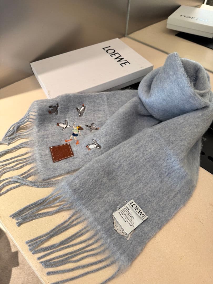 LOEWE　ロエベ　マフラー　185×23cm