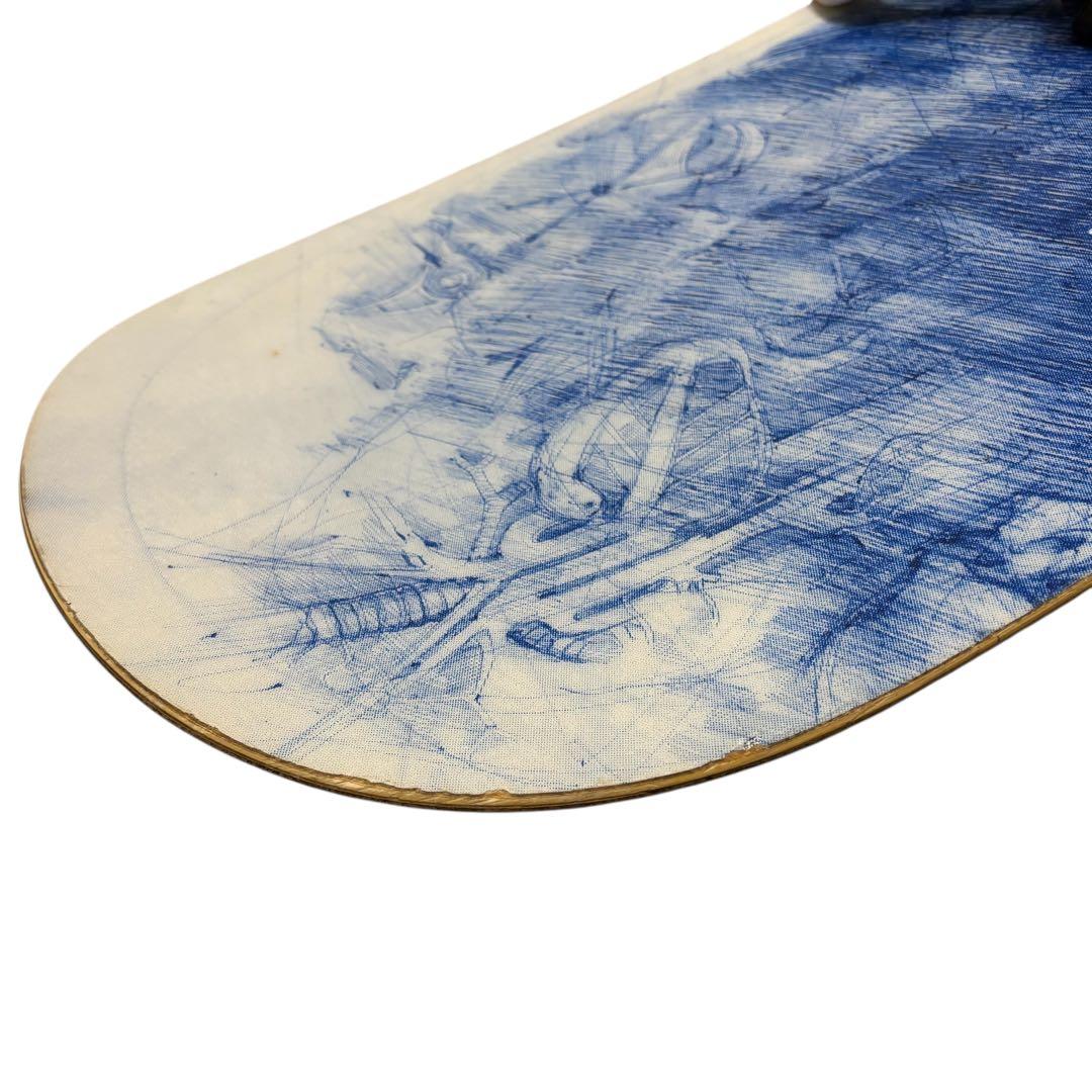 BURTON TWIN 151 スカル柄 スノーボード ビンディング セット