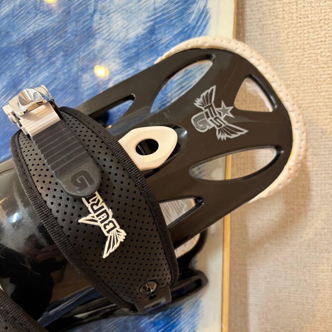 BURTON TWIN 151 スカル柄 スノーボード ビンディング セット