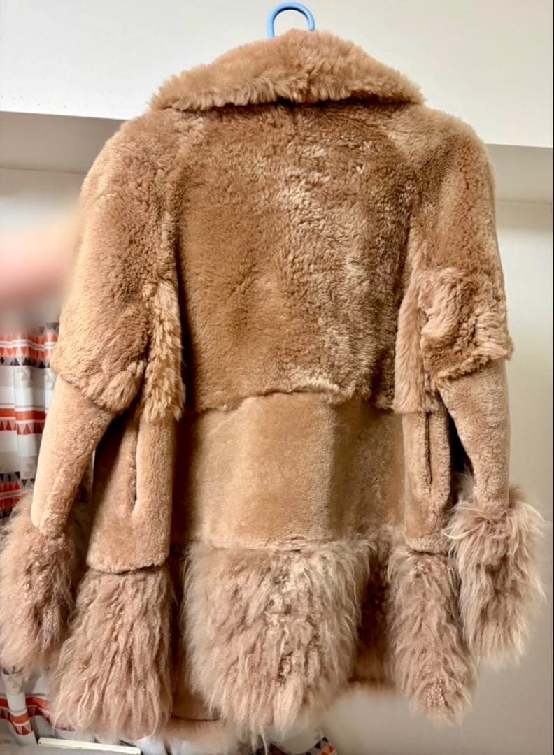 【ほぼ新品】GRACE CONTINENTAL　diagramファーハーフコート