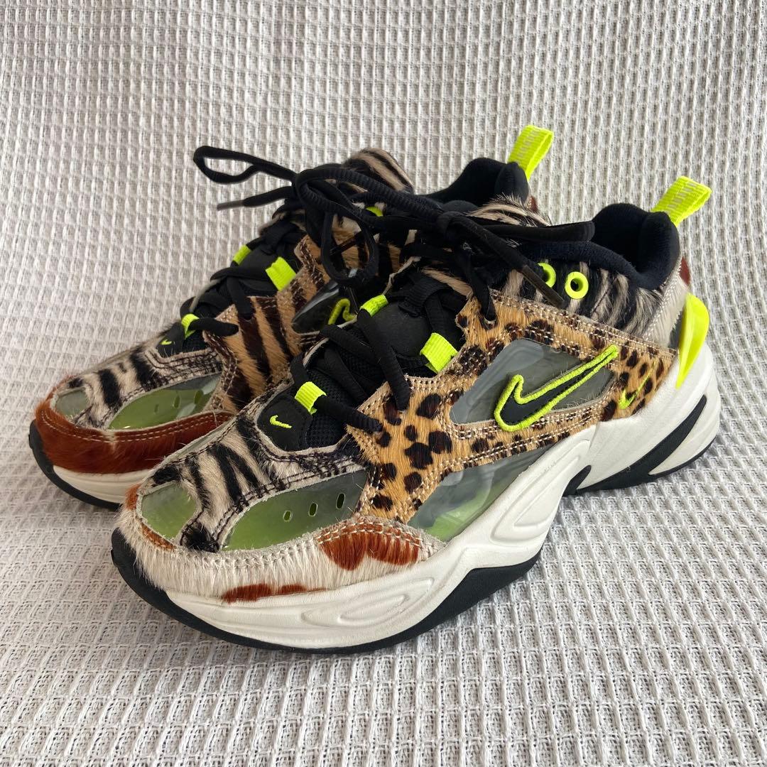 美品 NIKE M2K Tekno Animal Pack アニマル柄 24cm