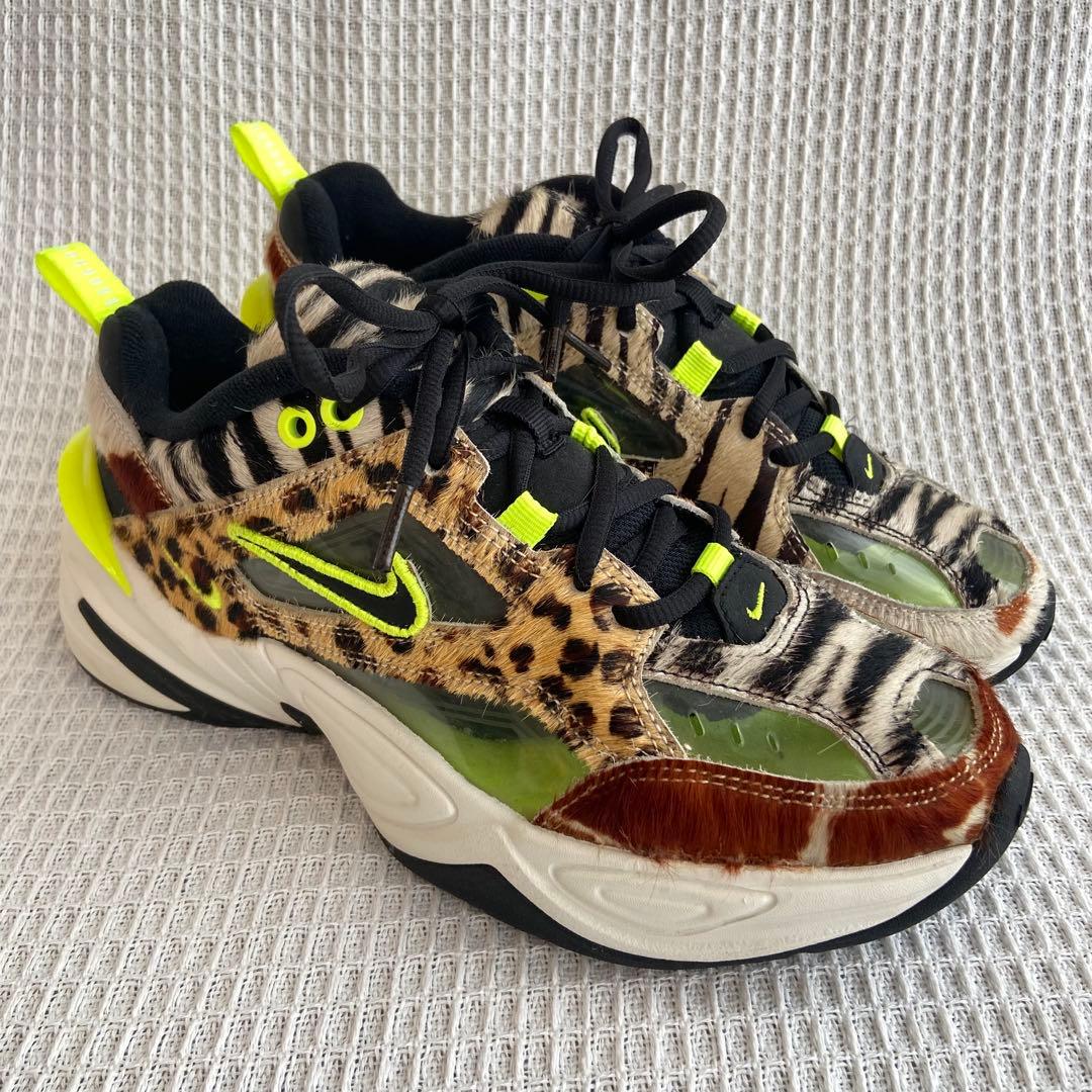 美品 NIKE M2K Tekno Animal Pack アニマル柄 24cm